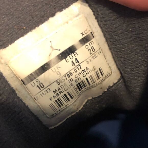 NIKE air JORDAN 1 flight 2 black purple shoes sneakers size 10 men - Picture 3 of 8